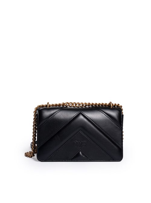 Borsa Love One Mini Light in pelle Nero PINKO | 104550 A2OSZ99Q